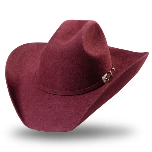Kapelusz kowbojski westernowy WYOMING BURGUNDY - rozm. 54 - WYSYŁKA 48H