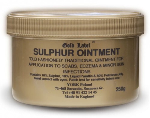 GOLD LABEL Sulphur Ointment 250ml maść siarczanowa - WYSYŁKA 48H