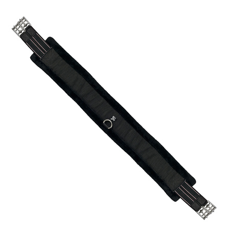 Popręg York Darcy Black wszechstronny z gumami podszyty futrem.jpg