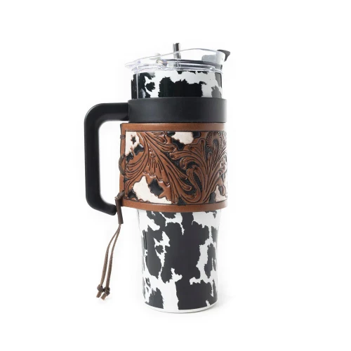 Kubek termiczny termos Wyoming Black and White 1l MYRA BAG - WYSYŁKA 48H