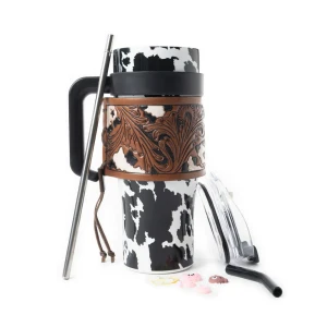 Kubek termiczny termos Wyoming Black and White 1l MYRA BAG - WYSYŁKA 48H