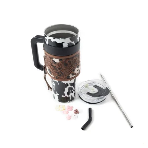 Kubek termiczny termos Wyoming Black and White 1l MYRA BAG - WYSYŁKA 48H