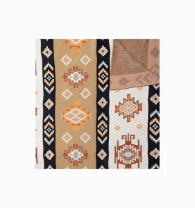 Koc westernowy bawełniany MYRA Trisomy  127 × 152cm - WYSYŁKA 48H