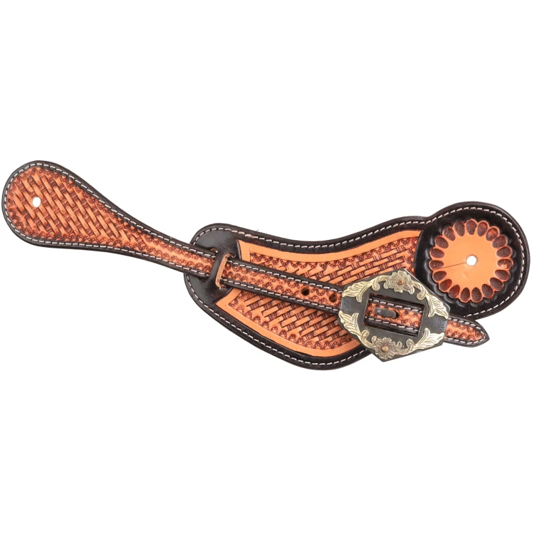 Męskie paski do ostróg westernowych Showman® Men’s Lawman Spur Strap zdrowy koń.jpg
