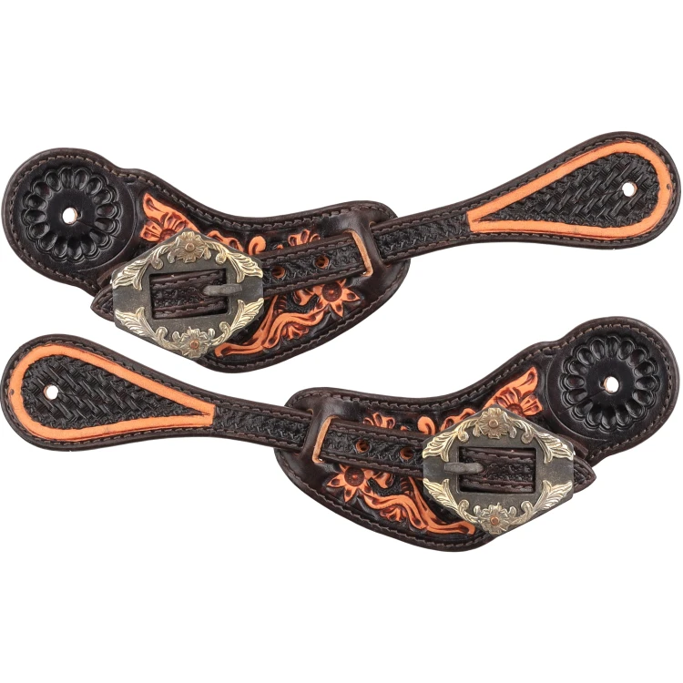 Damskie paski do ostróg westernowych Showman® Ladies’ Gunsmoke Spur Strap sklep zdrowy koń.jpg