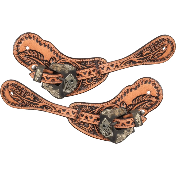 Damskie paski do ostróg westernowych Showman® Ladies High Roller Spur Strap.jpg