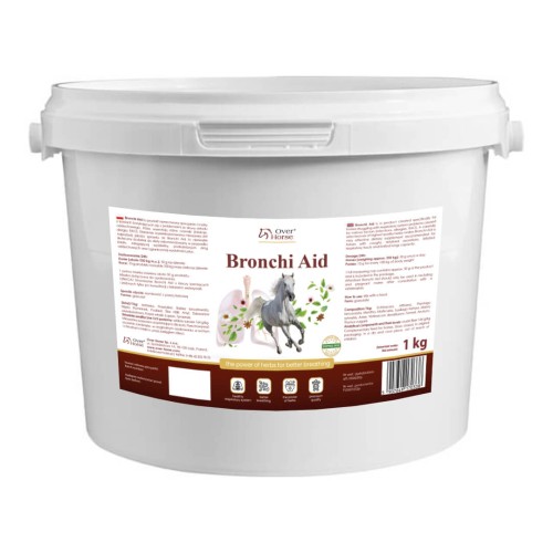 OVER HORSE Bronchi Aid 1kg suplement dla koni na oddychanie - WYSYŁKA 48H