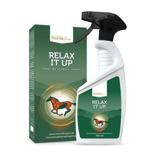 Relax It Up 700ml HorseLinePRO regeneracja ścięgien i mięśni koni po wysiłku.jpg