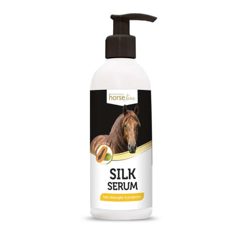 Silk Serum 250ml HorseLinePRO serum wygładzająco - nabłyszczające do grzywy i ogona.jpg