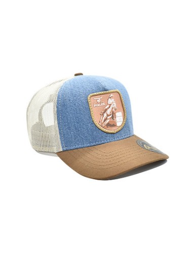 Czapka westernowa Piales Rodeo Barriles Denim – barrel racing 4.jpg
