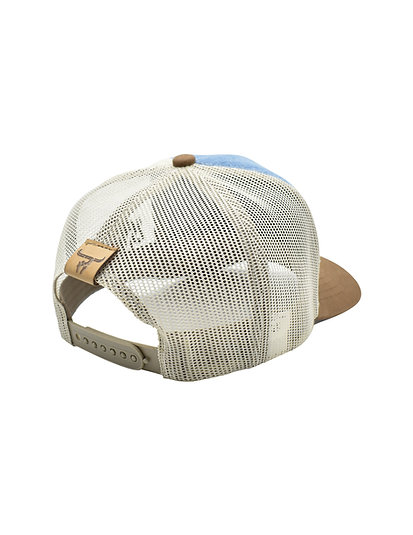 Czapka westernowa Piales Rodeo Barriles Denim – barrel racing 3.jpg