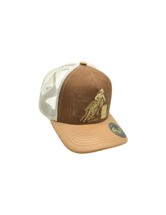 Czapka westernowa Piales Rodeo Barrel Brown - WYSYŁKA 48H.jpg