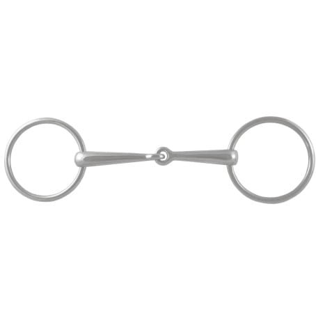 Wędzidło York pełne cienkie pojedynczo łamane 14 mm