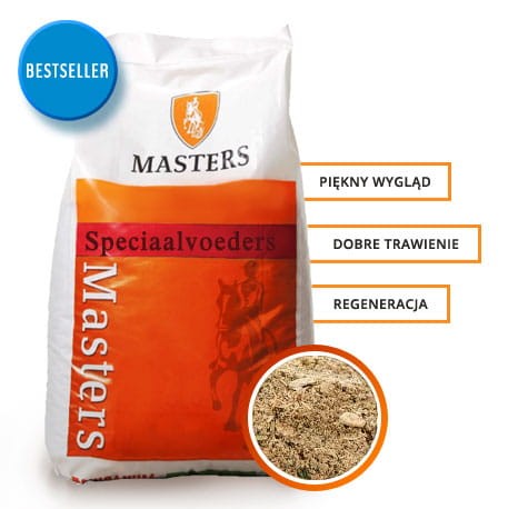 MASTERS Slobbermeel 15kg smakowity mesz drobno mielony dla koni