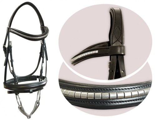 Ogłowie skórzane "Cleo"