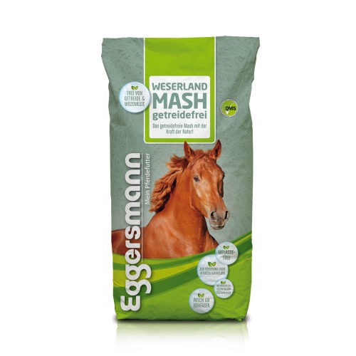  EGGERSMANN Weserland Mash getreidefrei 15kg bezzbożowy mesz dla koni wrzodowych
