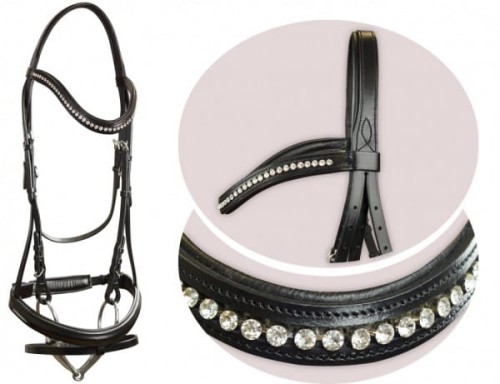 Ogłowie skórzane "Gloria"