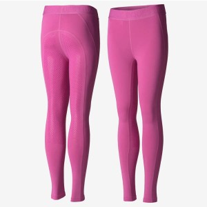 Legginsy jeździeckie dziecięce z pełnym lejem silikonowym Horze "Madison"
