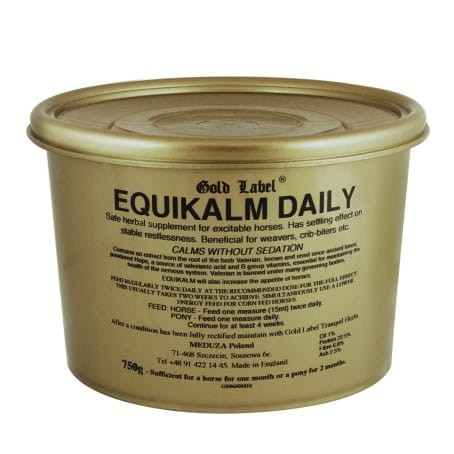GOLD LABEL Equikalm Daily 750g preparat uspokajający