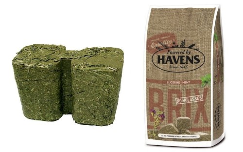 HAVENS Brix 14kg lucerna z miętą dla koni