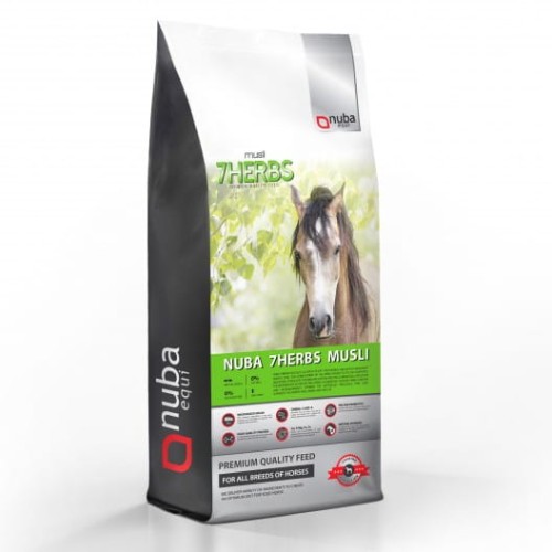 NUBA EQUI 7Herbs Musli BALANCER 2G 20kg ziołowa pasza bez owsa
