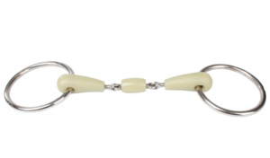 Wędzidło "Apffel" gumowe podwójnie łamane