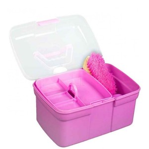 Skrzyneczka ze szczotkami dla konia HORZE