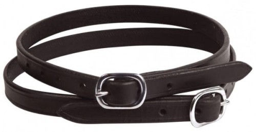 Paski do ostróg skórzane